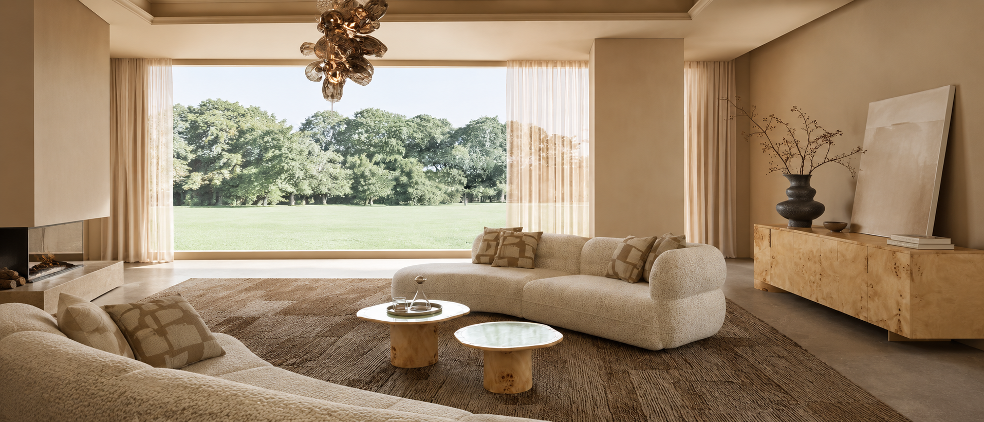 Soft furnishings and textile details